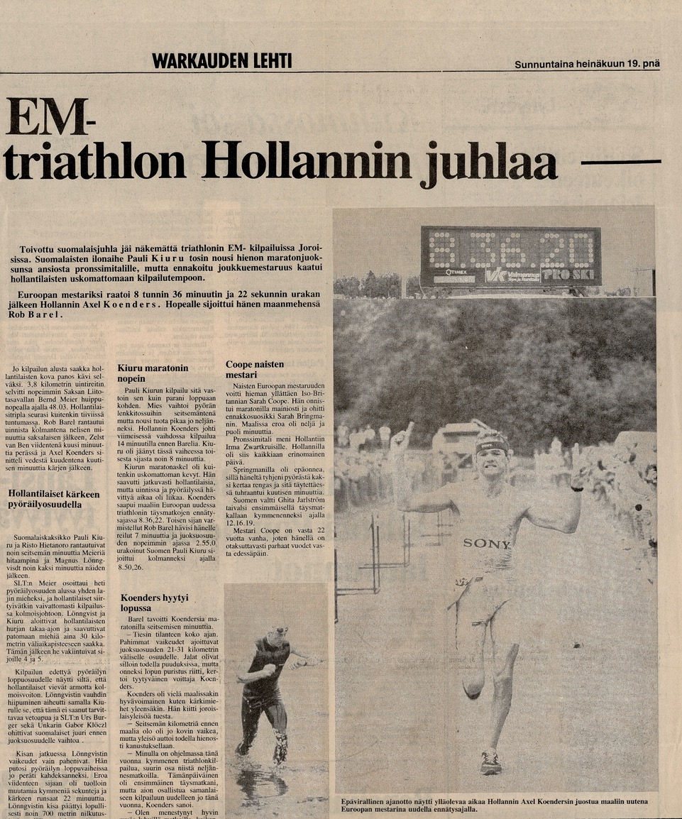 Axel – EM Triathlon